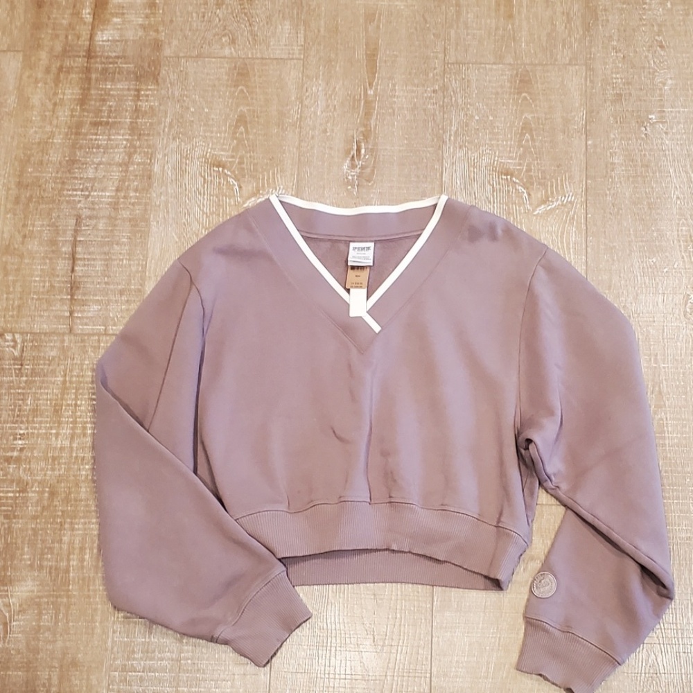 Victoria Secret Pink sweatshirt, size M, new with tags, pastel brown